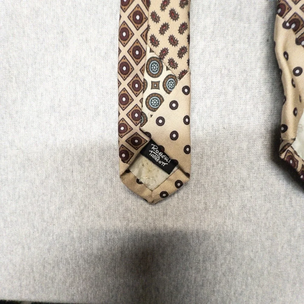 Robert Talbott Tie Mens Shop at the Broadmoor 100% Silk Geometric Office‎ Preppy